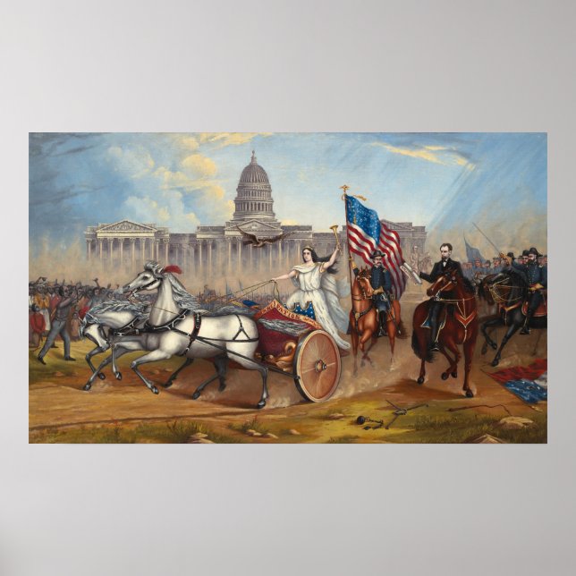 Póster Proclamación de emancipación, Poster del Bella Art (Frente)