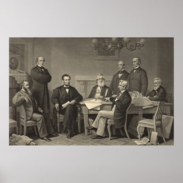 Póster Proclamación sobre la emancipación de 1866 (Frente)