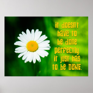 Póster Procrastinator Motto: Hecho