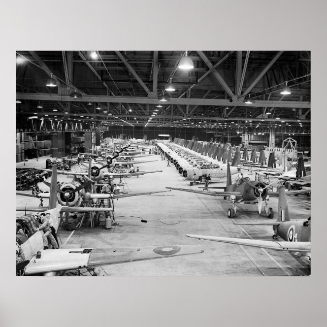 Póster Producción Masiva de la Segunda Guerra Mundial, 19 (Frente)