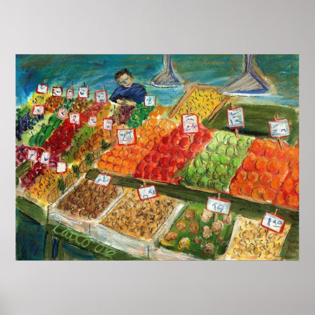 Póster Produce Vendor Poster (Frente)