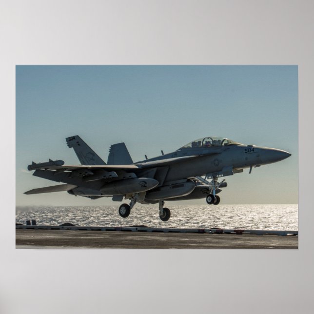 Póster Productor de EA-18G (Frente)