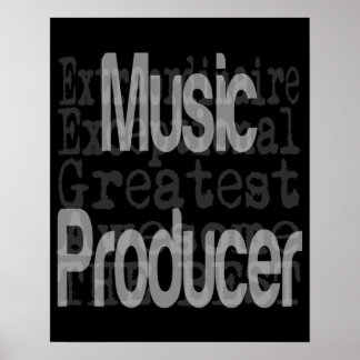 Póster Productor musical Extraordinario