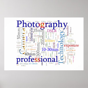 Póster Profesional de la fotografía