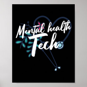 Póster Profesional de la salud mental