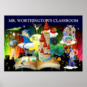 Póster Profesor / Biblioteca / Poster de cualquiera