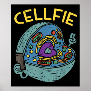 Póster Profesor de Biología de Ciencia Graciosa Cell Fie