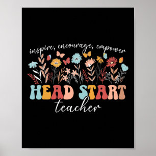 Póster Profesor de Early Head Start Agradecimiento Head S