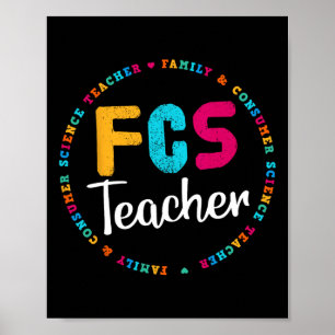 Póster Profesor de FCS Tee - Profesor electivo - Docente 