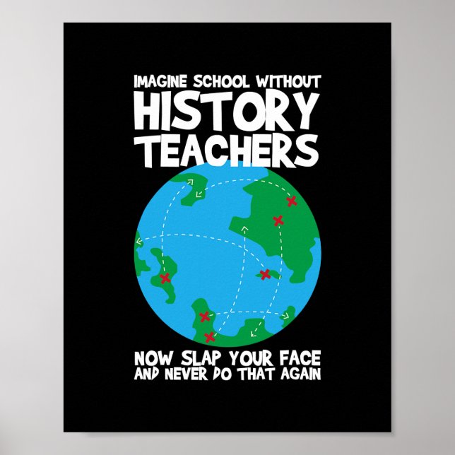 Póster Profesor de Historia (Frente)
