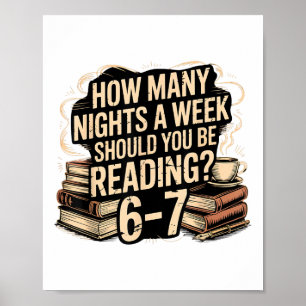 Póster Profesor de inglés meme lectura 67 divertido 67 bi