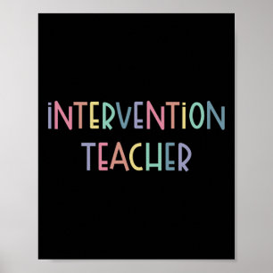 Póster Profesor de Intervención Equipo de Estudiantes Int
