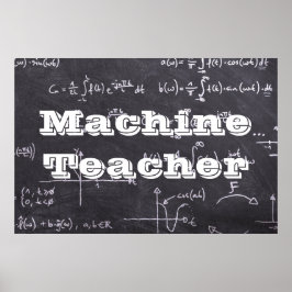 Póster Profesor de Máquina