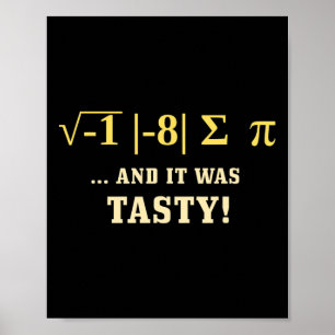 Póster Profesor De Matemáticas De Camisas En El Día Nacio