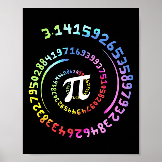 Póster Profesor De Matemáticas De Camisas En El Día Nacio (Frente)