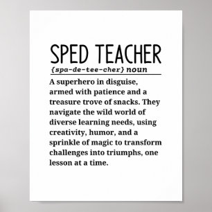 Póster Profesor de Sped