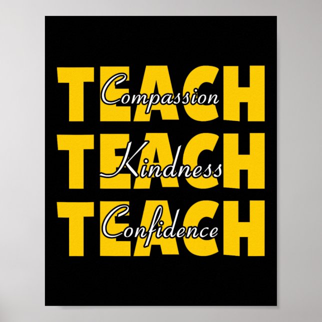 Póster Profesor De Vuelta A La Escuela 100 Días De Escuel (Frente)