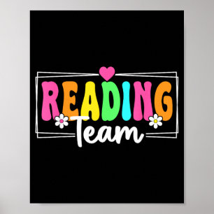Póster Profesor del equipo de lectura vuelve a la lectura