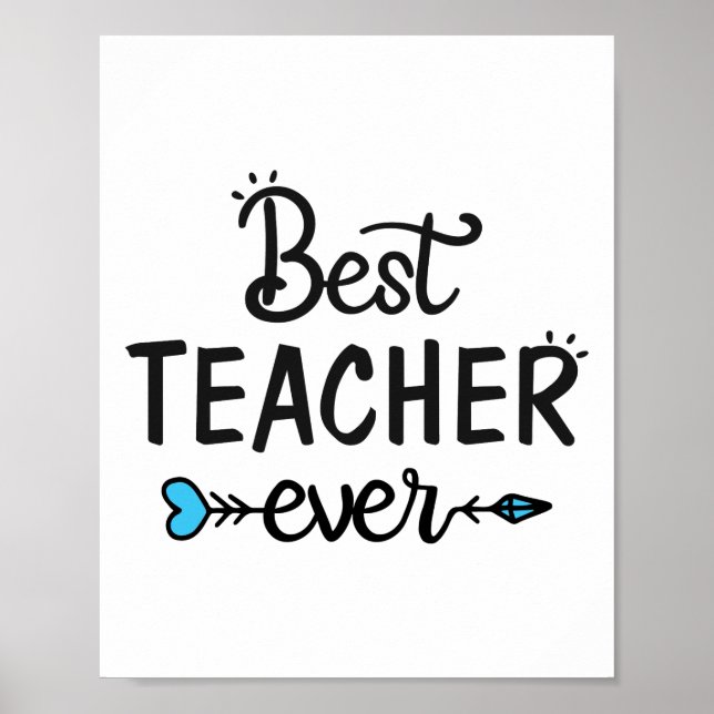 Póster PROFESOR - El mejor nunca (Frente)
