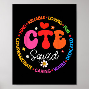 Póster Profesor Equipo Groovy Cte De vuelta al cole Profe