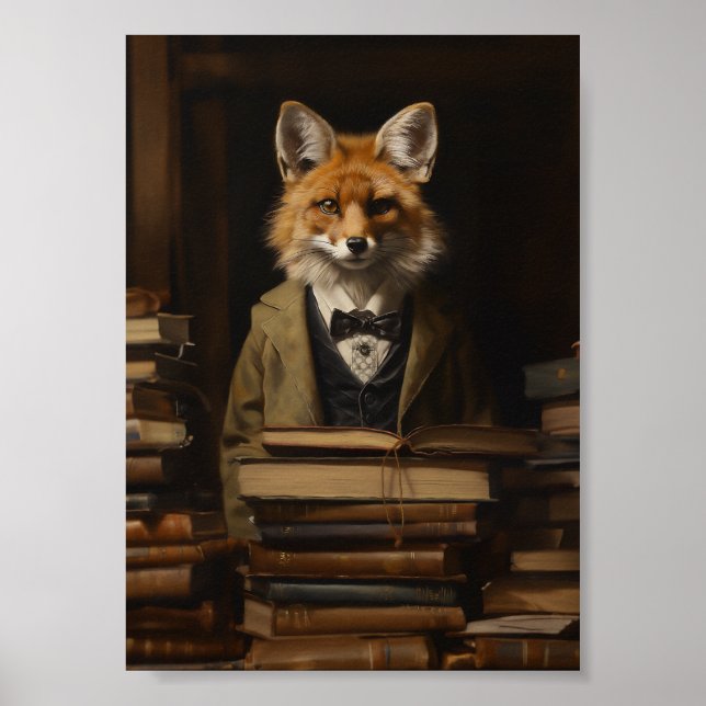 Póster Profesor Fox (Frente)