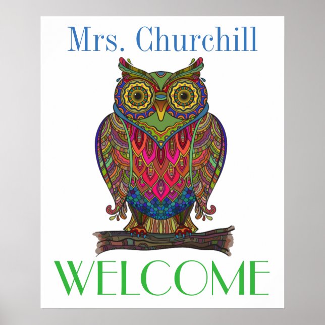 Póster Profesor Poster - Me Encanta... :) (Frente)