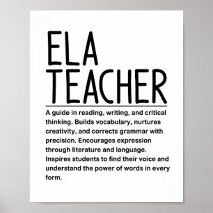 Póster Profesora de ELE