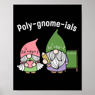 Póster Profesora de matemáticas de polignomeials