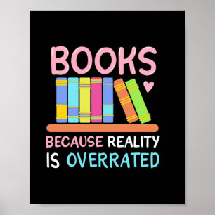 Póster Profesora de Regalos   Libros Porque La Realidad E