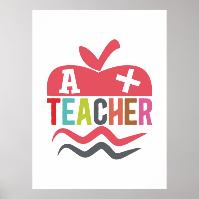 Póster Profesora de Regalos | Un Profesor Más (Frente)
