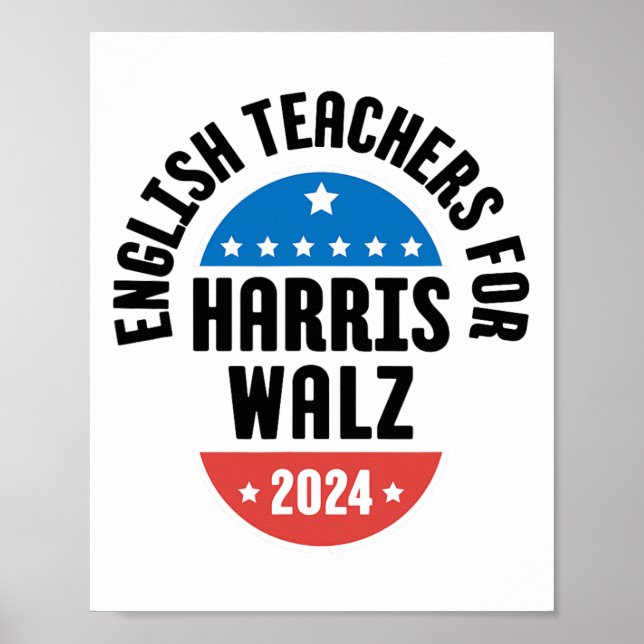 Póster Profesores De Inglés De Harris Wheimer 2024 (Frente)