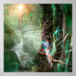 PÓSTER PROFUNDA ESPÍRITU ELEMENTAL FORESTAL