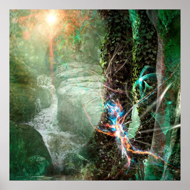 PÓSTER PROFUNDA ESPÍRITU ELEMENTAL FORESTAL (Frente)