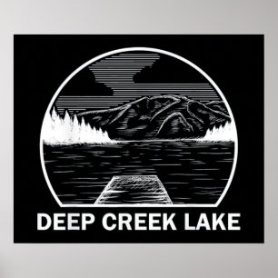 PÓSTER PROFUNDAMENTE CREEK LAKE MARYLAND