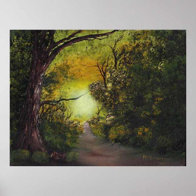 Póster Profundo En El Bosque (Frente)