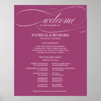 Programa de la Ceremonia de Boda Tablón Rosa Cassi