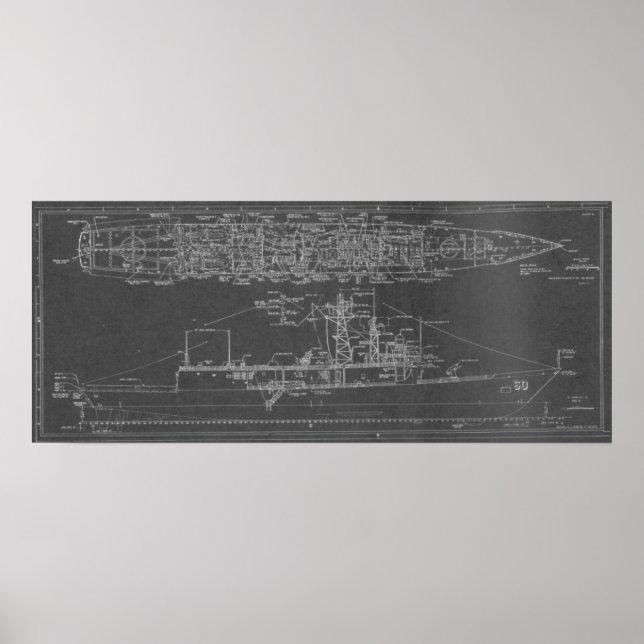 Póster Programa de USS Rodney M. Davis FFG-60 (Frente)