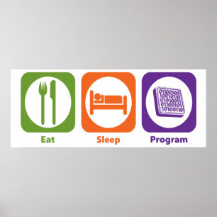 Póster Programa Eat Sleep