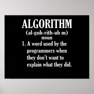 Póster Programación de equipos de definición de algoritmo