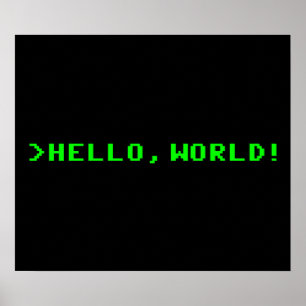 Póster Programación de equipos de Hello World
