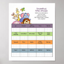 PÓSTER PROGRAMACIÓN PARA NIÑOS/CALENDARIO