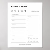 Programación semanal del planificador para hacer e