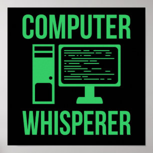Póster Programador de software informático informático pa