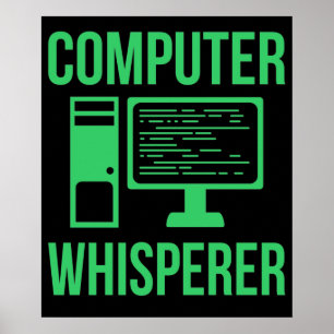 Póster Programador de software informático informático pa