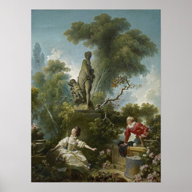 Póster Progreso del amor: La cita de Fragonard (Frente)