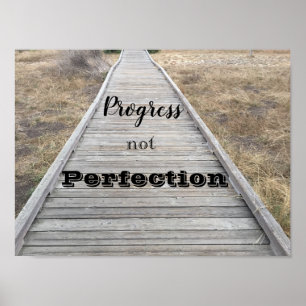Póster Progreso No Perfección