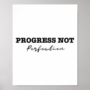 Póster Progreso No Perfección Depresión Y Suicidio Awa