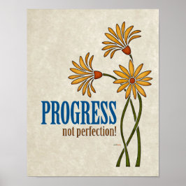 Póster ¡Progreso, no perfección! (presupuesto de recupera