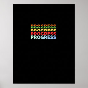 Póster Progreso: pequeños pasos todos los días