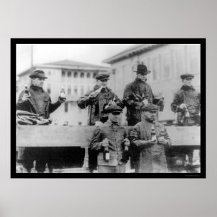 Póster Prohibición de la cerveza en la ciudad de Zion, IL